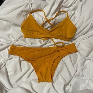 Women's Mustard Bikini Set